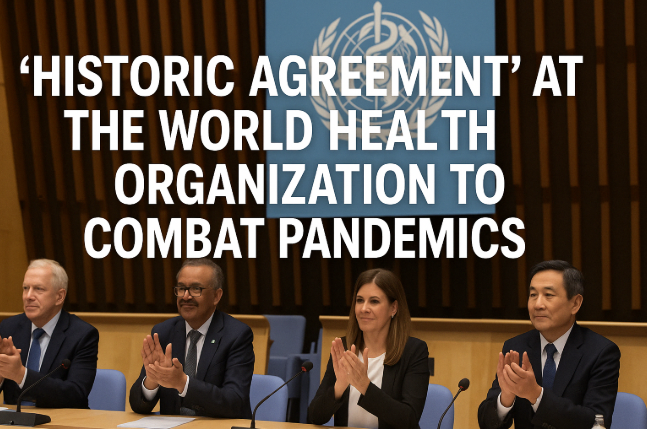 "Historic Agreement" at the World Health Organization to Combat Pandemics
